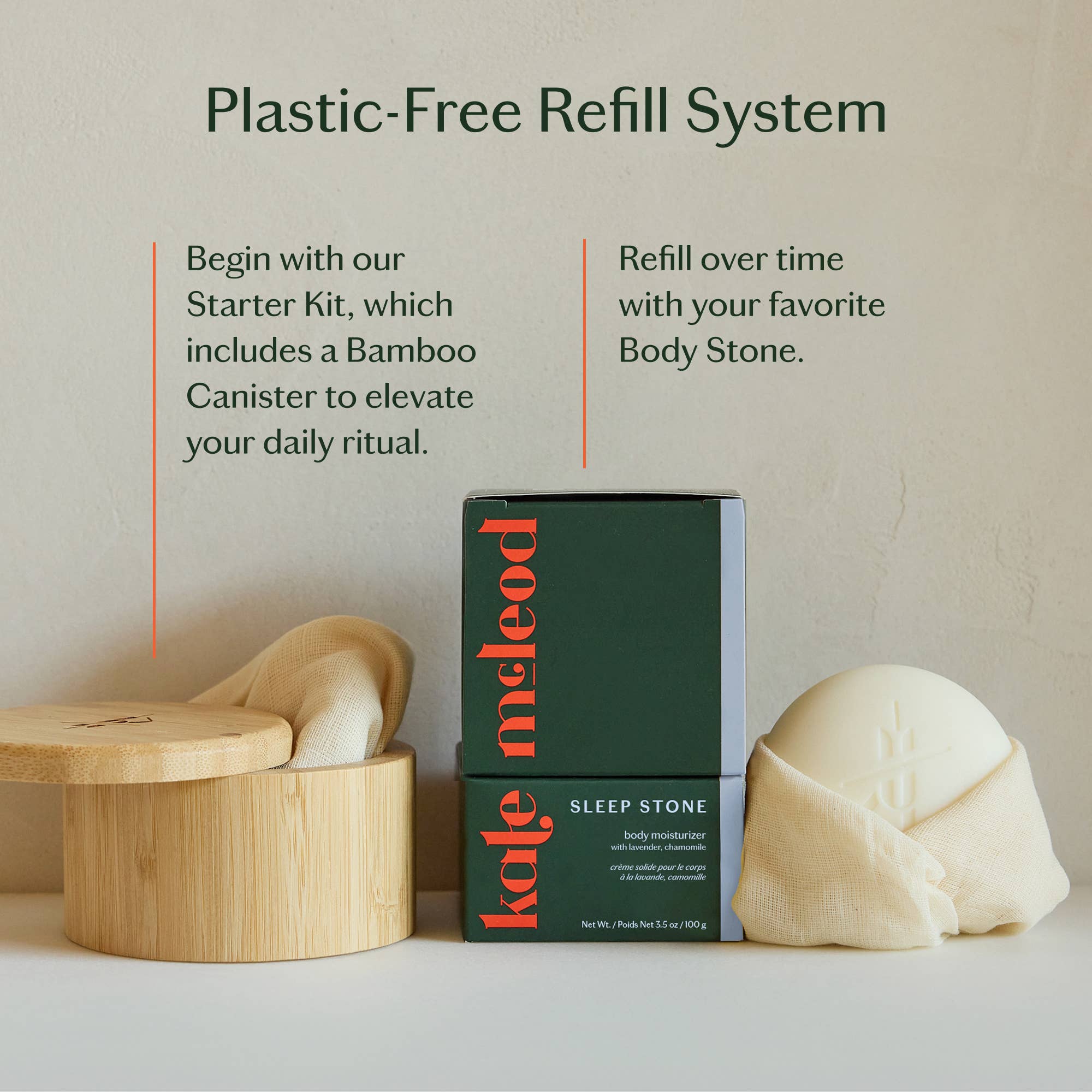 Unscented Stone | Deep Moisturizing Lotion Bar: Starter Kit (3.5 oz)