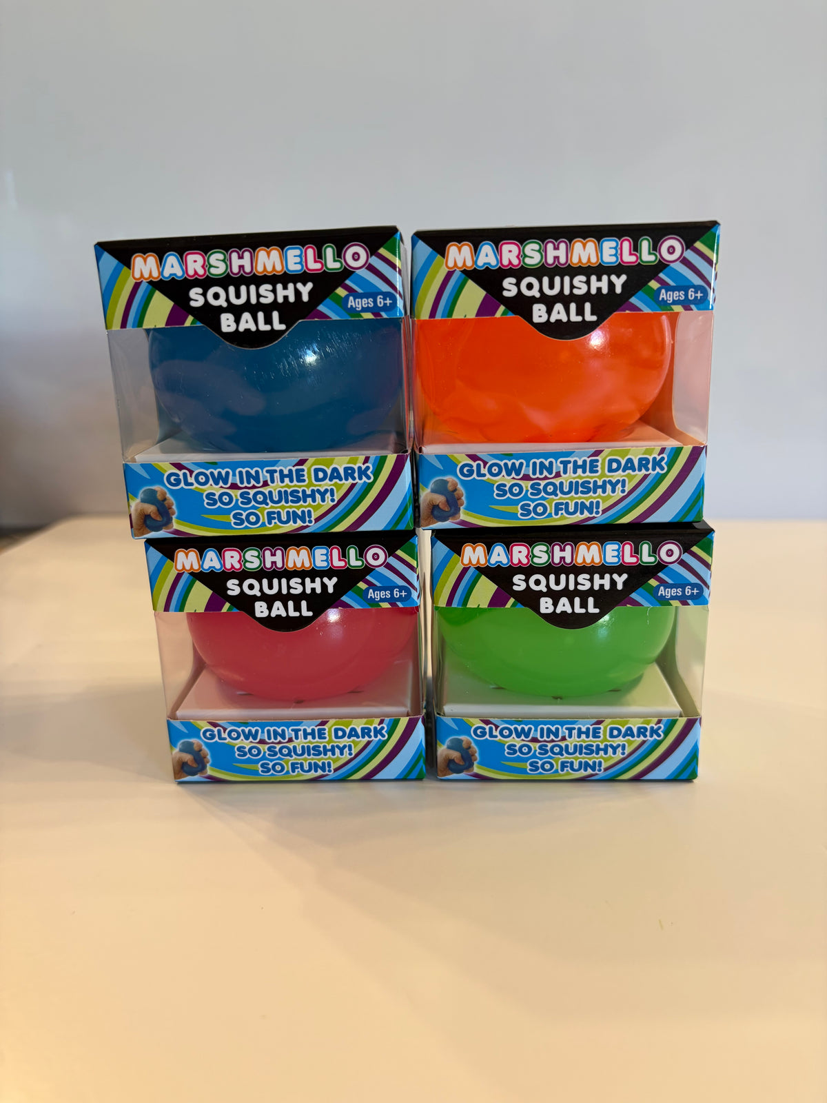 Marshmello Glow in the dark Squishy ball