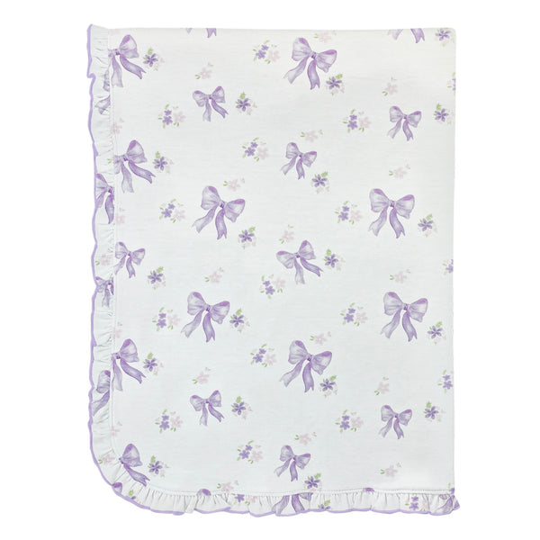 Lavender Bows Blanket