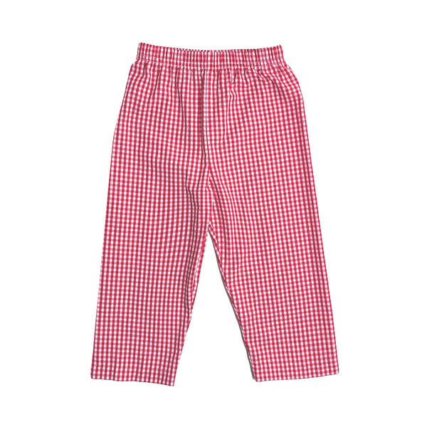 Leo Pants in Red Check