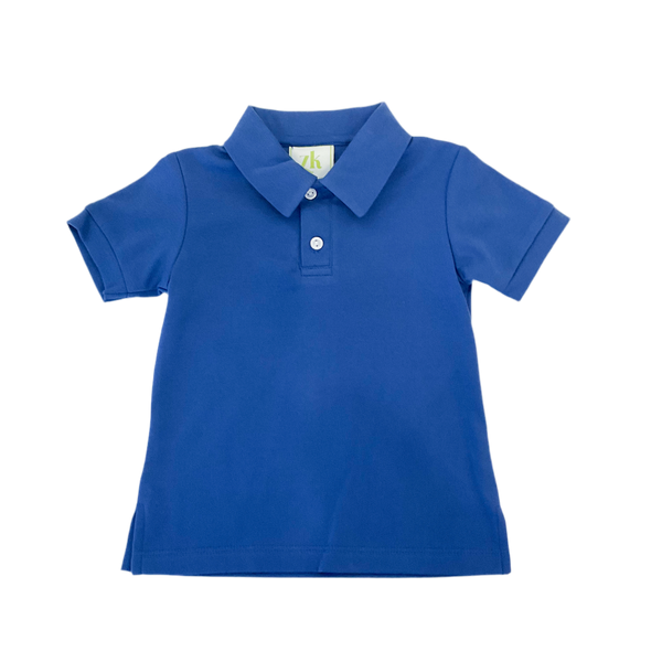 Royal Blue Short Sleeve Polo