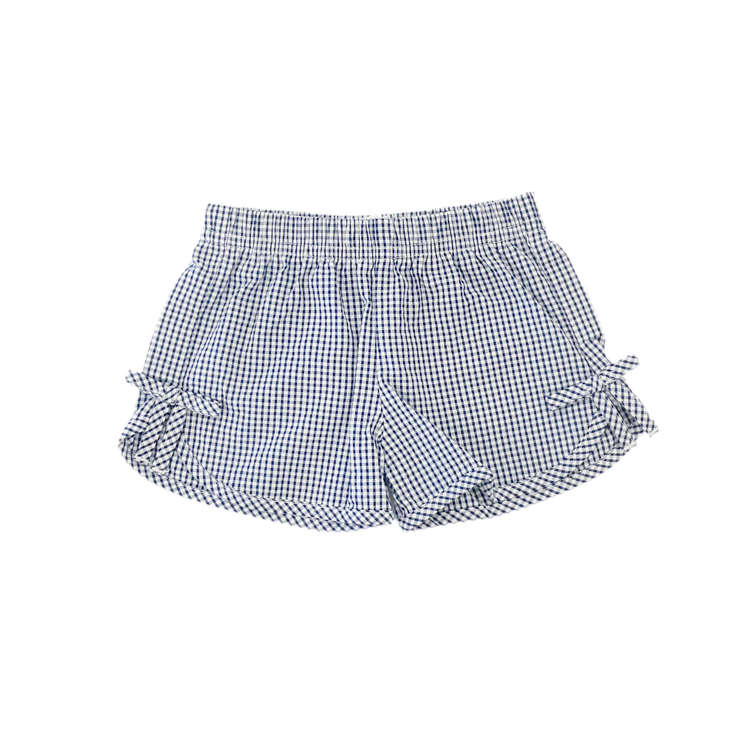 Skyler Shorts in Royal Blue Gingham