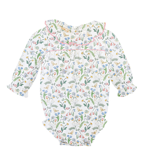 Prairie Beauty Printed Bubble w/Ruffled Collar