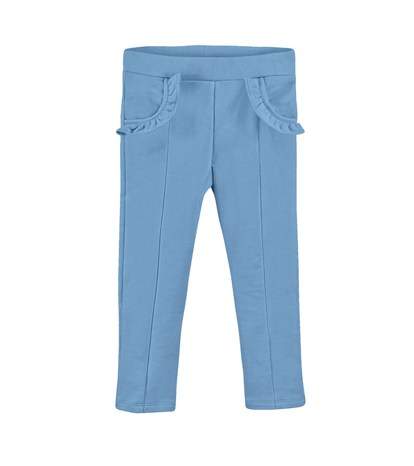 French Terry Pants w/ Ruffle Pockets