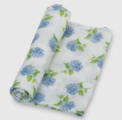 Hydrangea Baby Swaddle Blanket