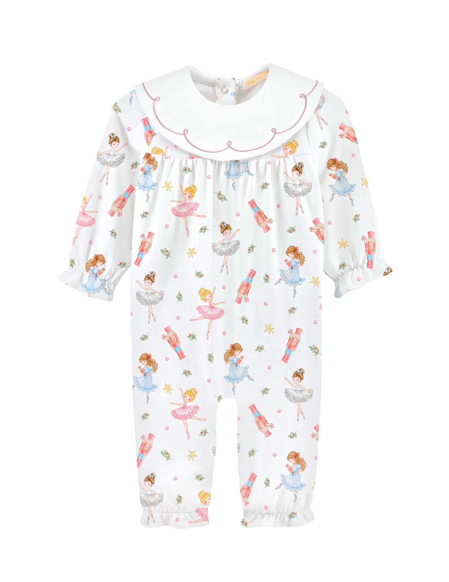 Pink Nutcracker Playsuit with Collar