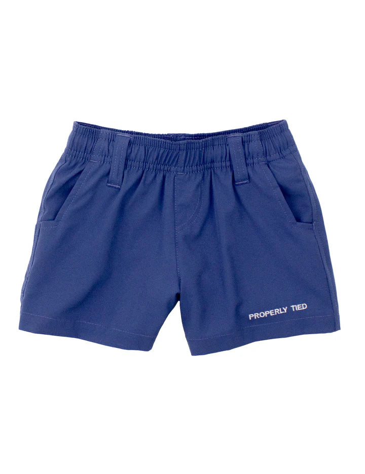 Boys Pintail Short- Washed Navy