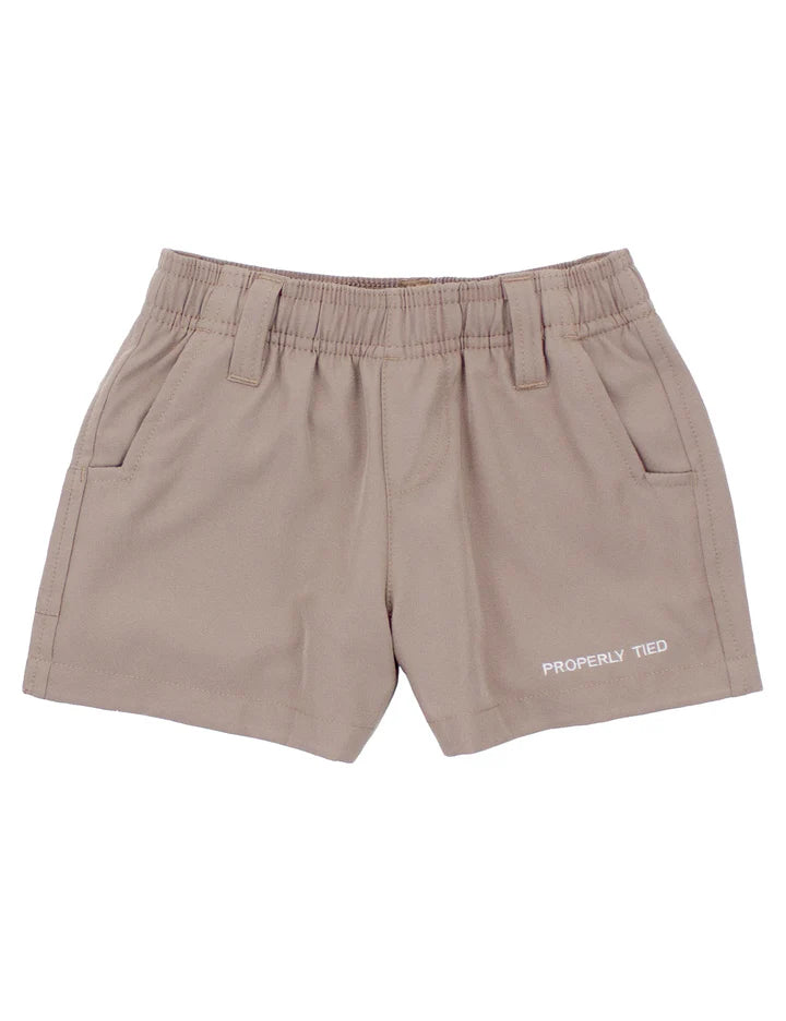 Boys Pintail Short-Taupe