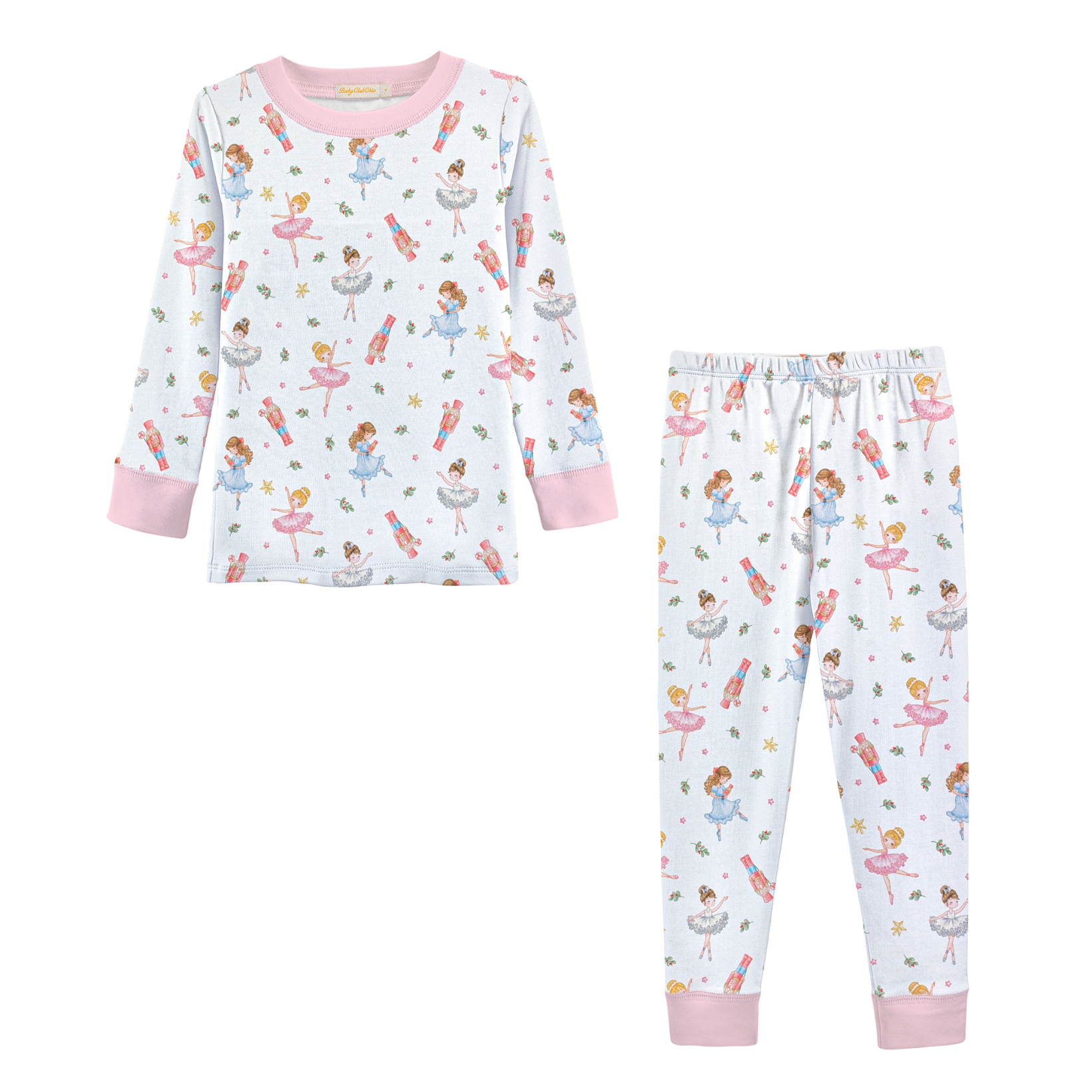 Pink Nutcracker Kids Pjs