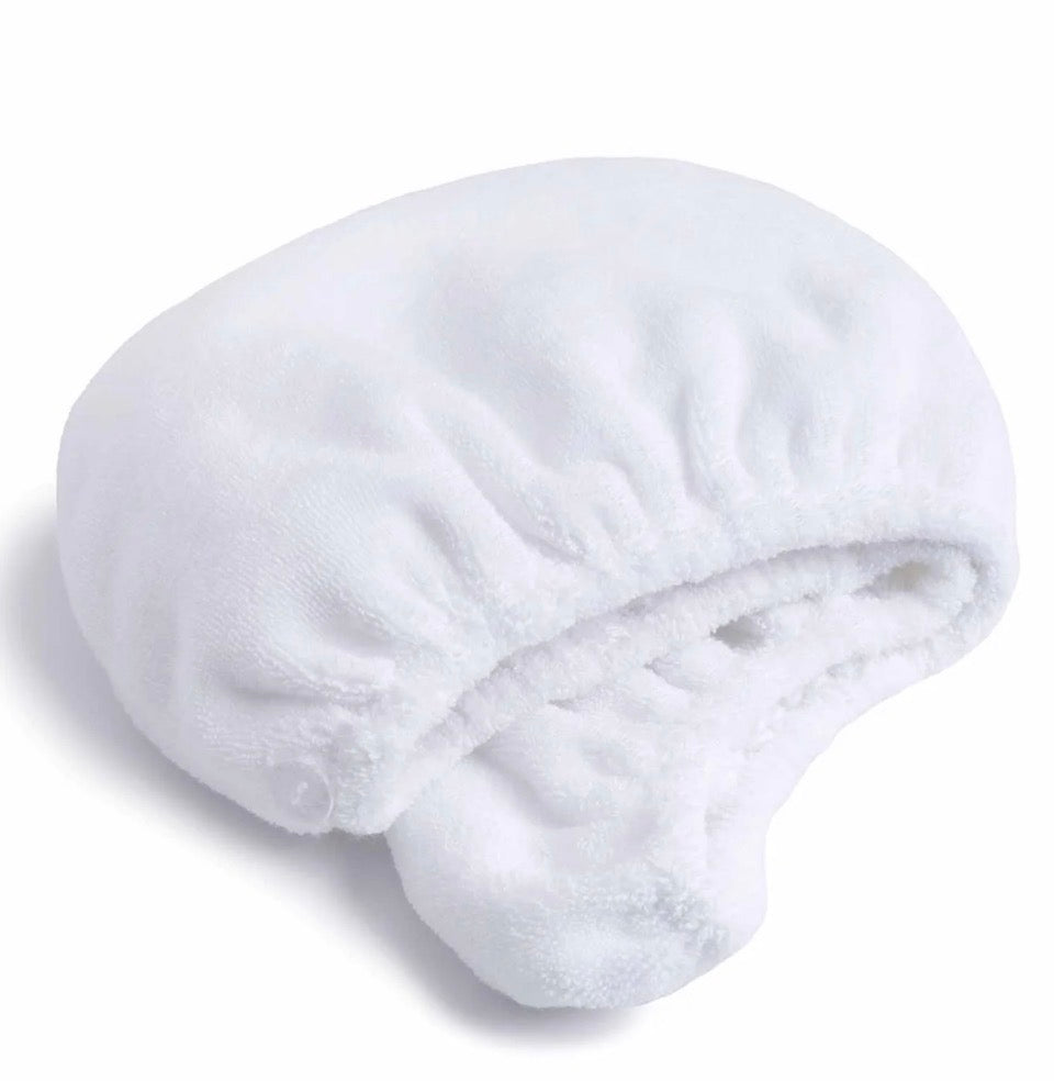 Coolidge Hair Towel Wrap- White