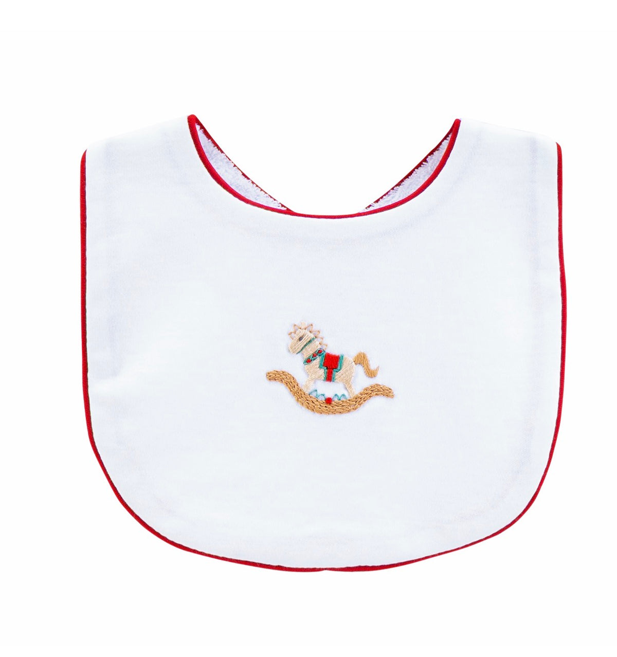 Christmas Rocking Horse Bib