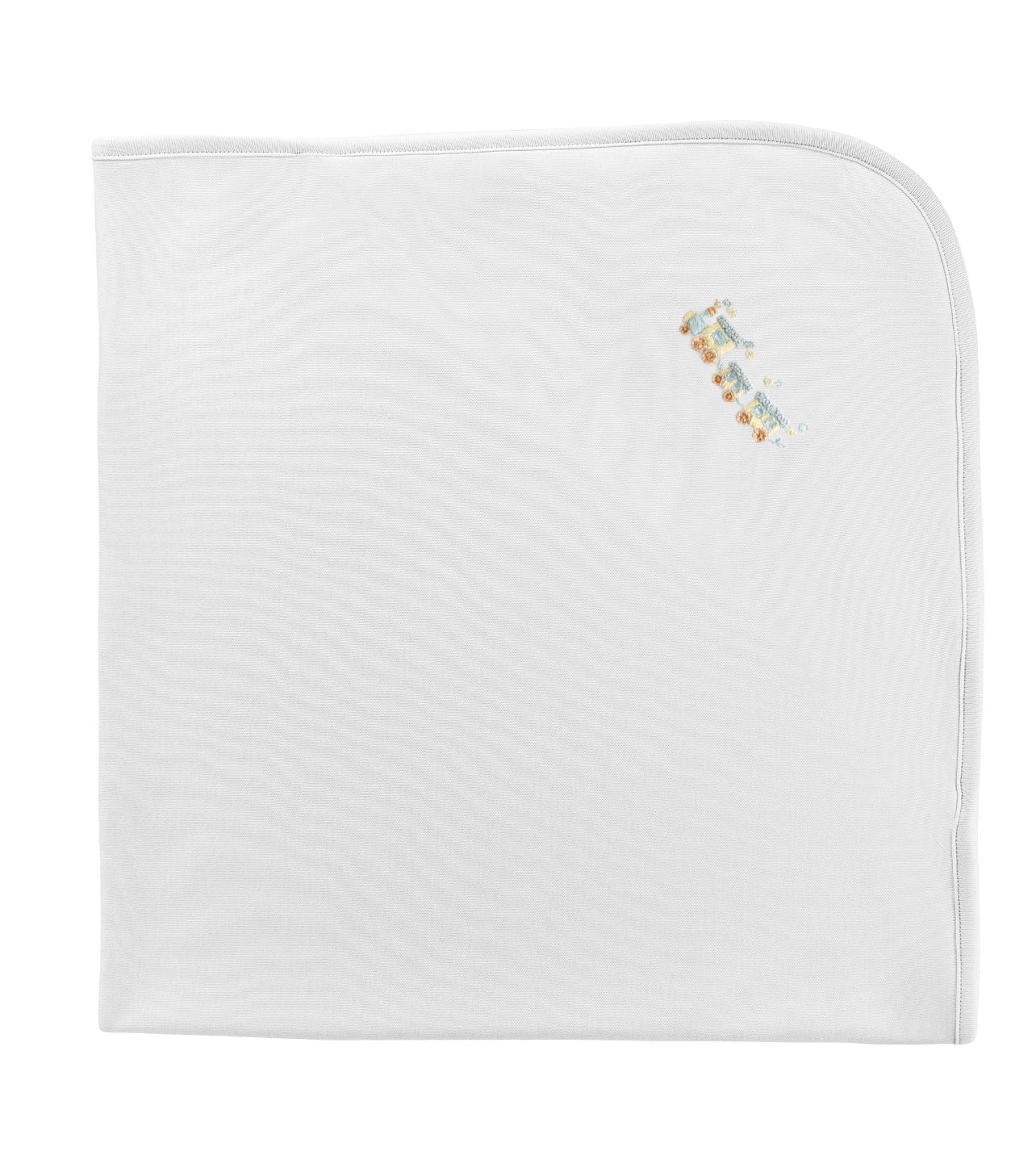 Little Train White Blanket