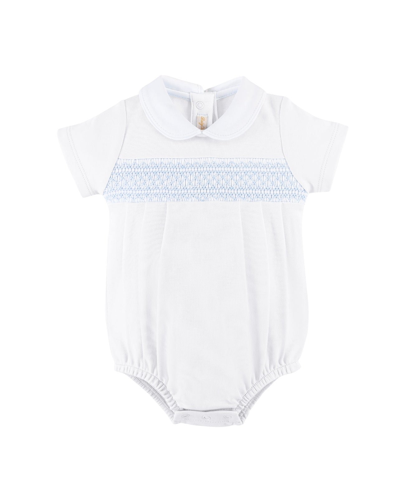 Hand Smocked Bubble with Collar