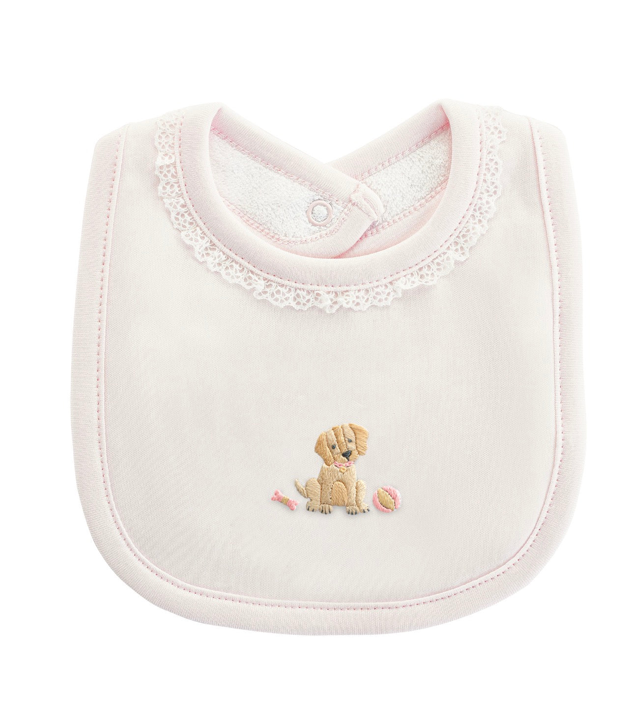 Good Puppy in Pink with Lace Trim