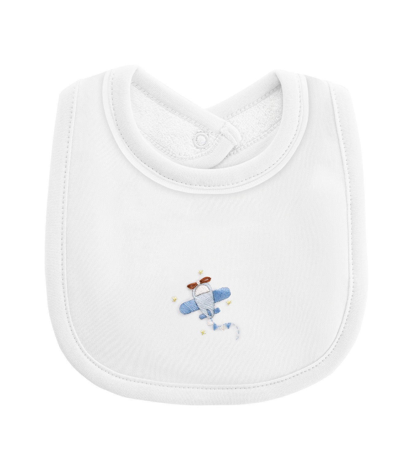 Sky Adventures White Bib
