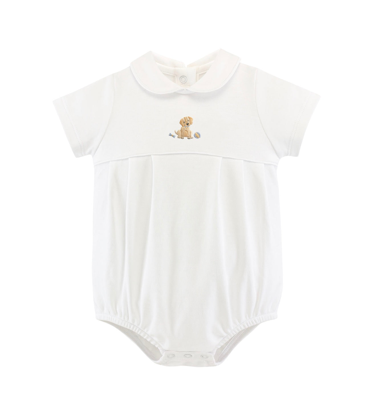 Good Puppy Boy White Bubble with Collar