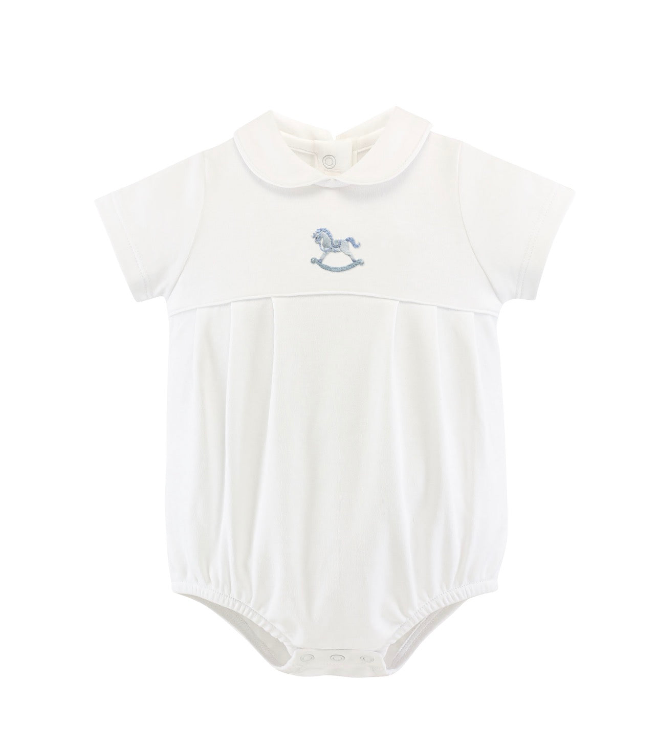 Blue Rocking Horse Bubble Bubble with Collar