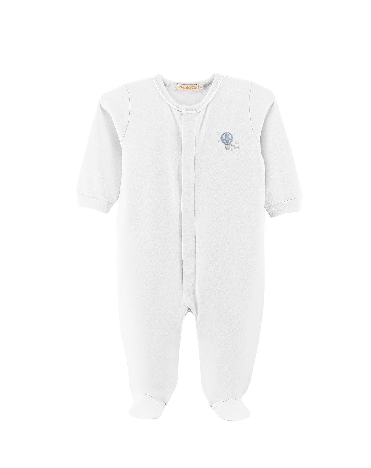 Hot Air Balloon White Footie