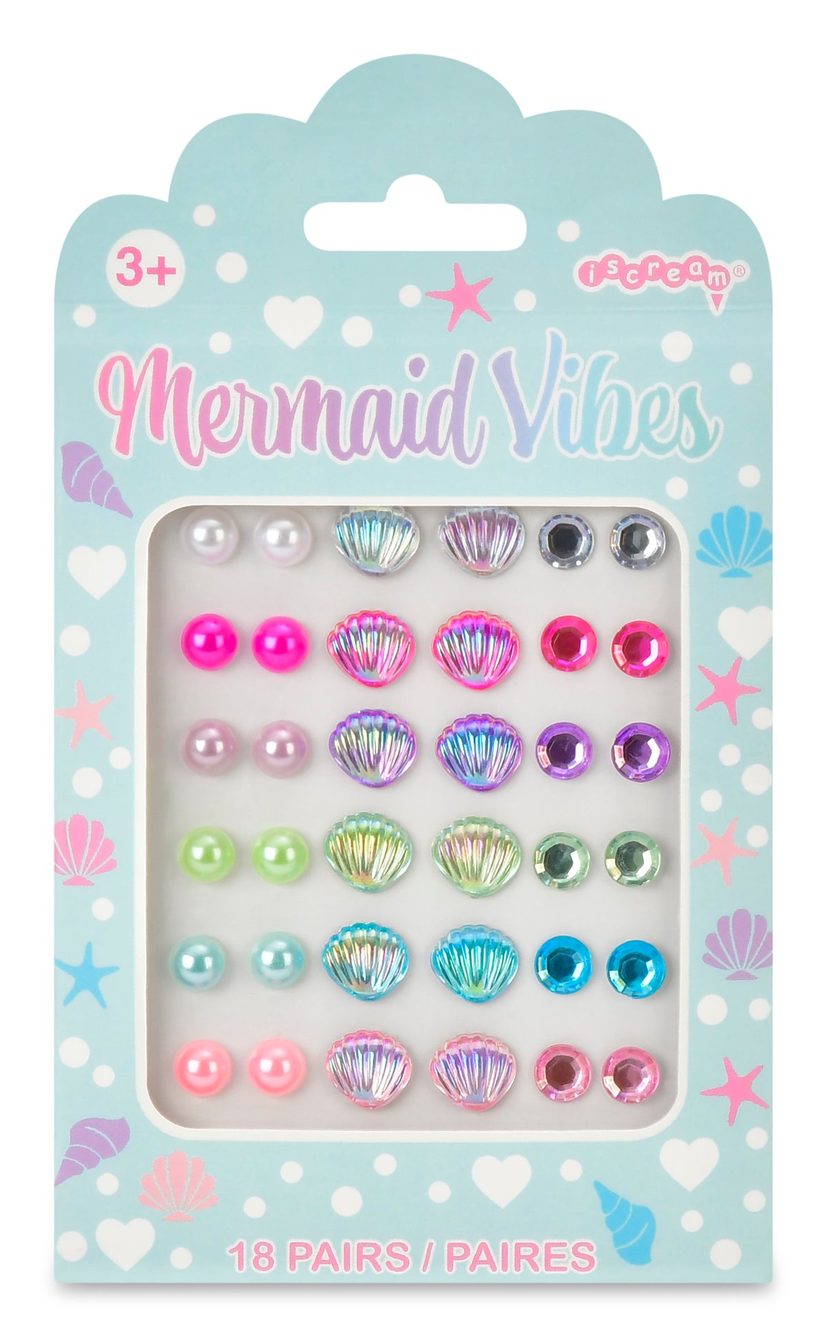Mermaid Vibes Stick On Earrings