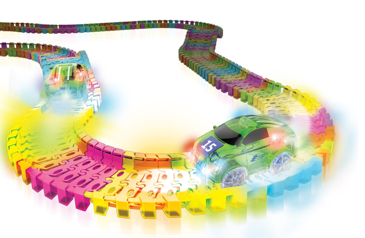 Twister Tracks Neon Glow Track and Car Set