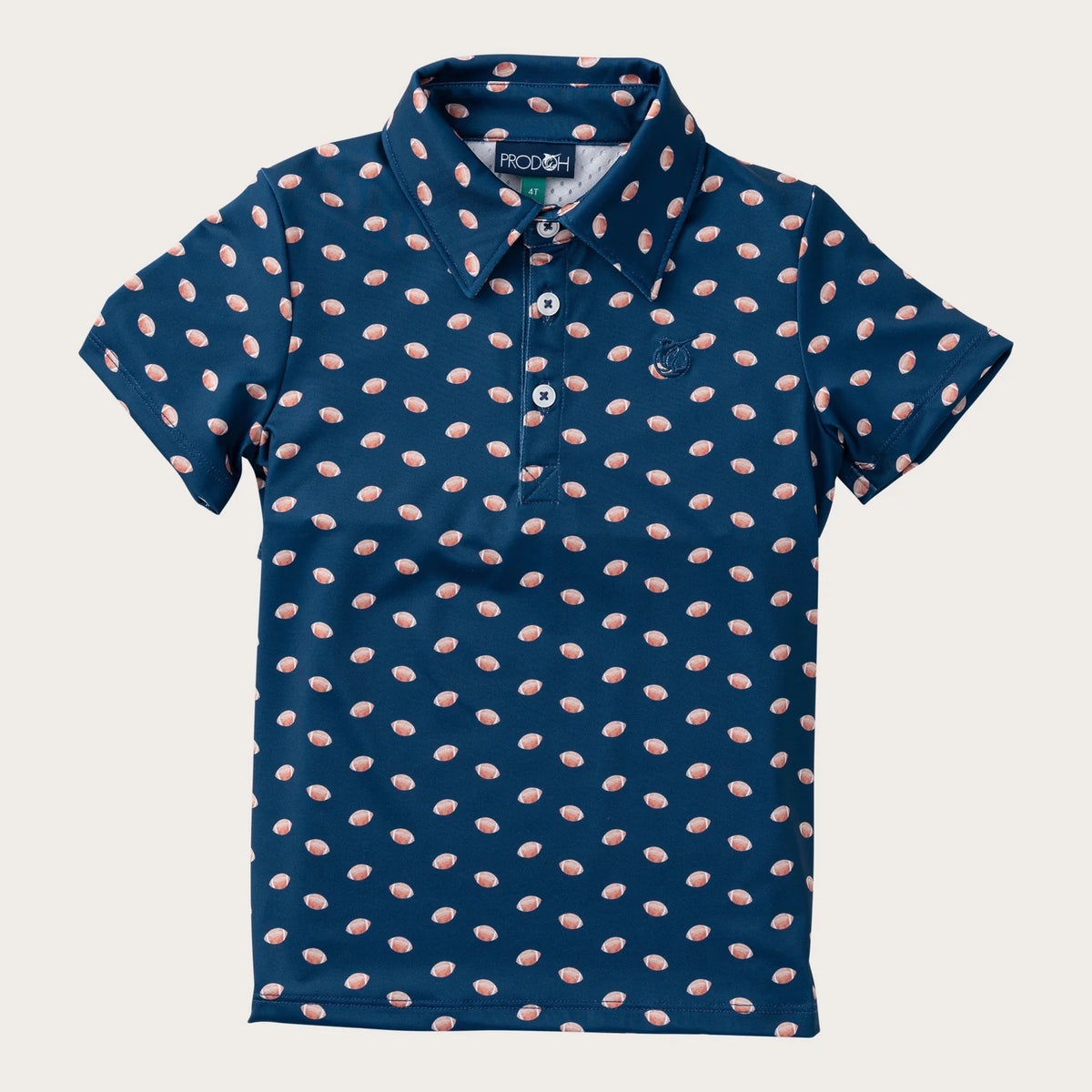 Boy's Short Sleeve Pro Performance Polo in Football