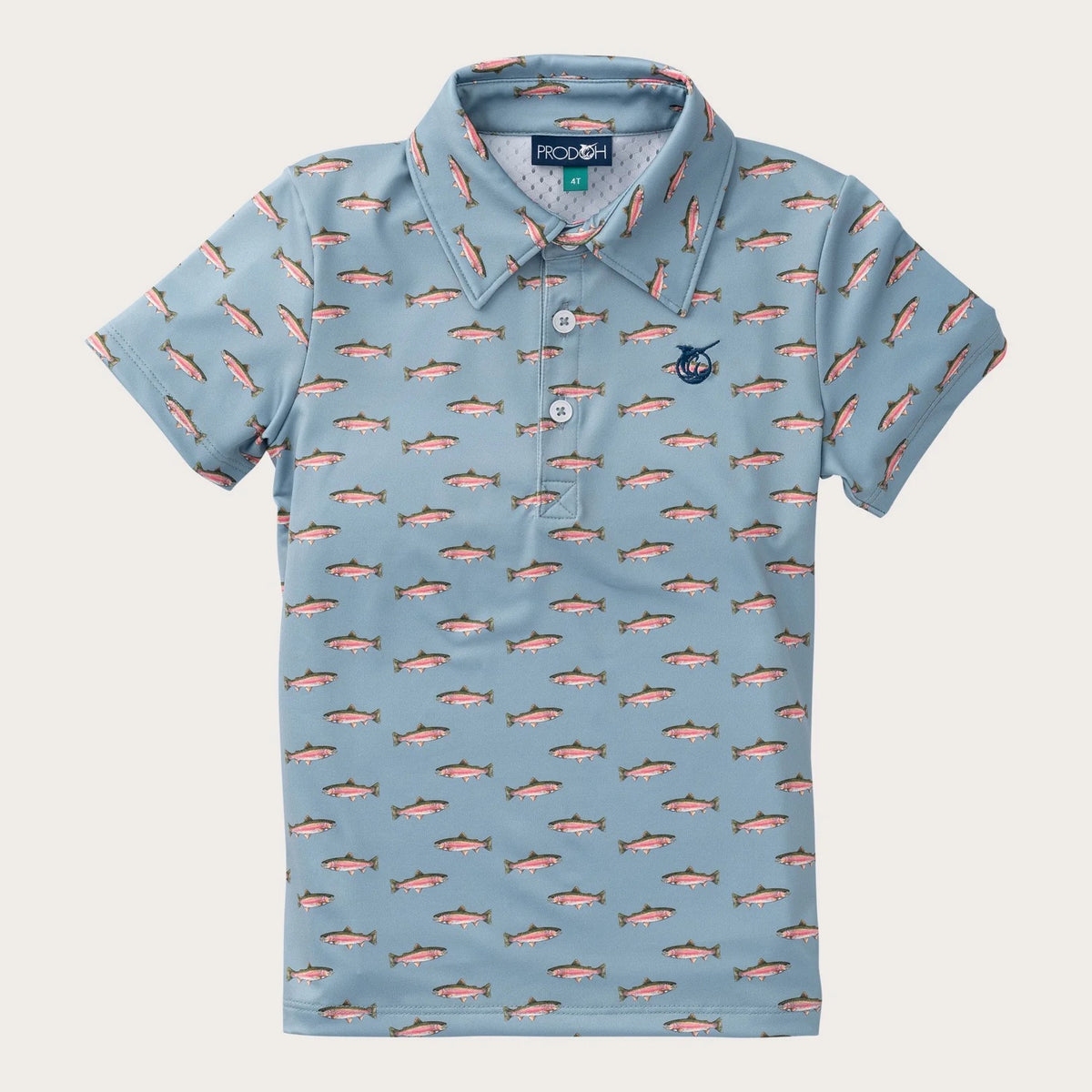 Boy's Short Sleeve Pro Performance Polo - Trout