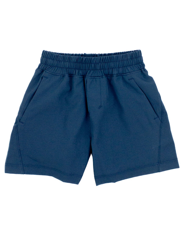 Boys Court Short - Slate Blue