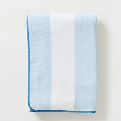 Light Blue Stripe Beach Towel