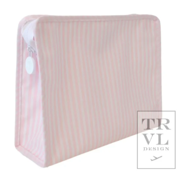 Roadie Large - Pimlico Stripe Pink