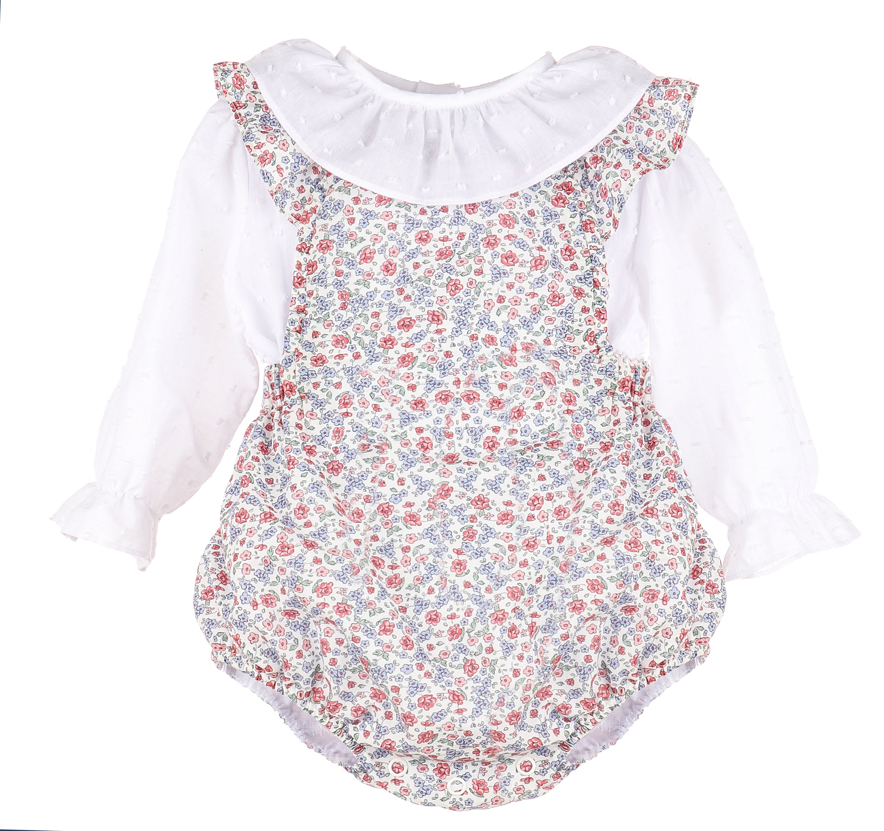 Mulberry Chintz Vintage Floral Overall