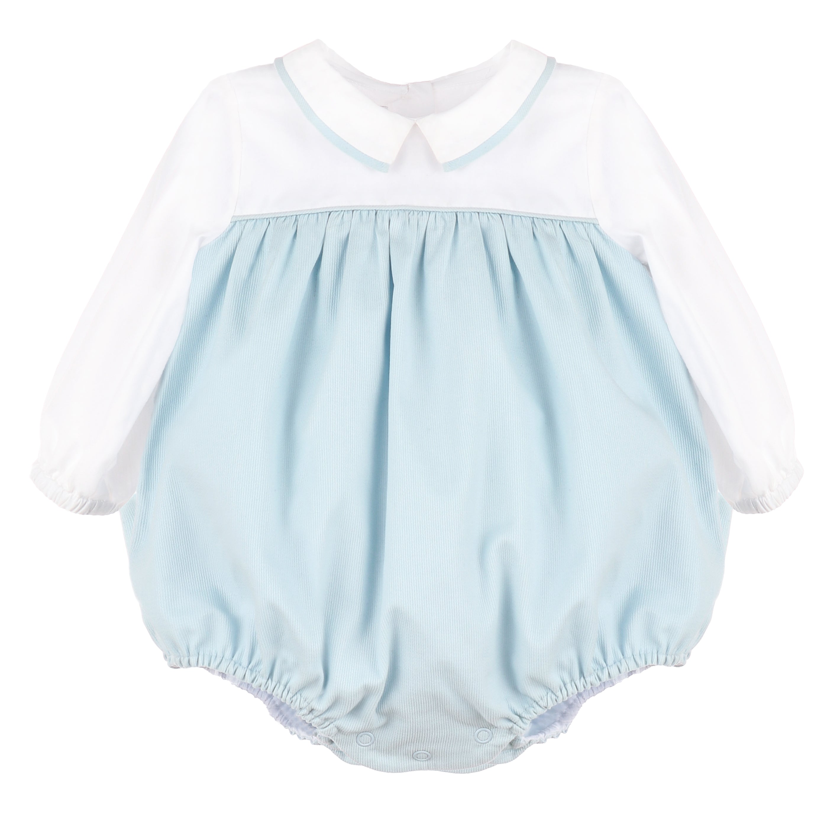 Blue and White Cozy Club Boy Bubble