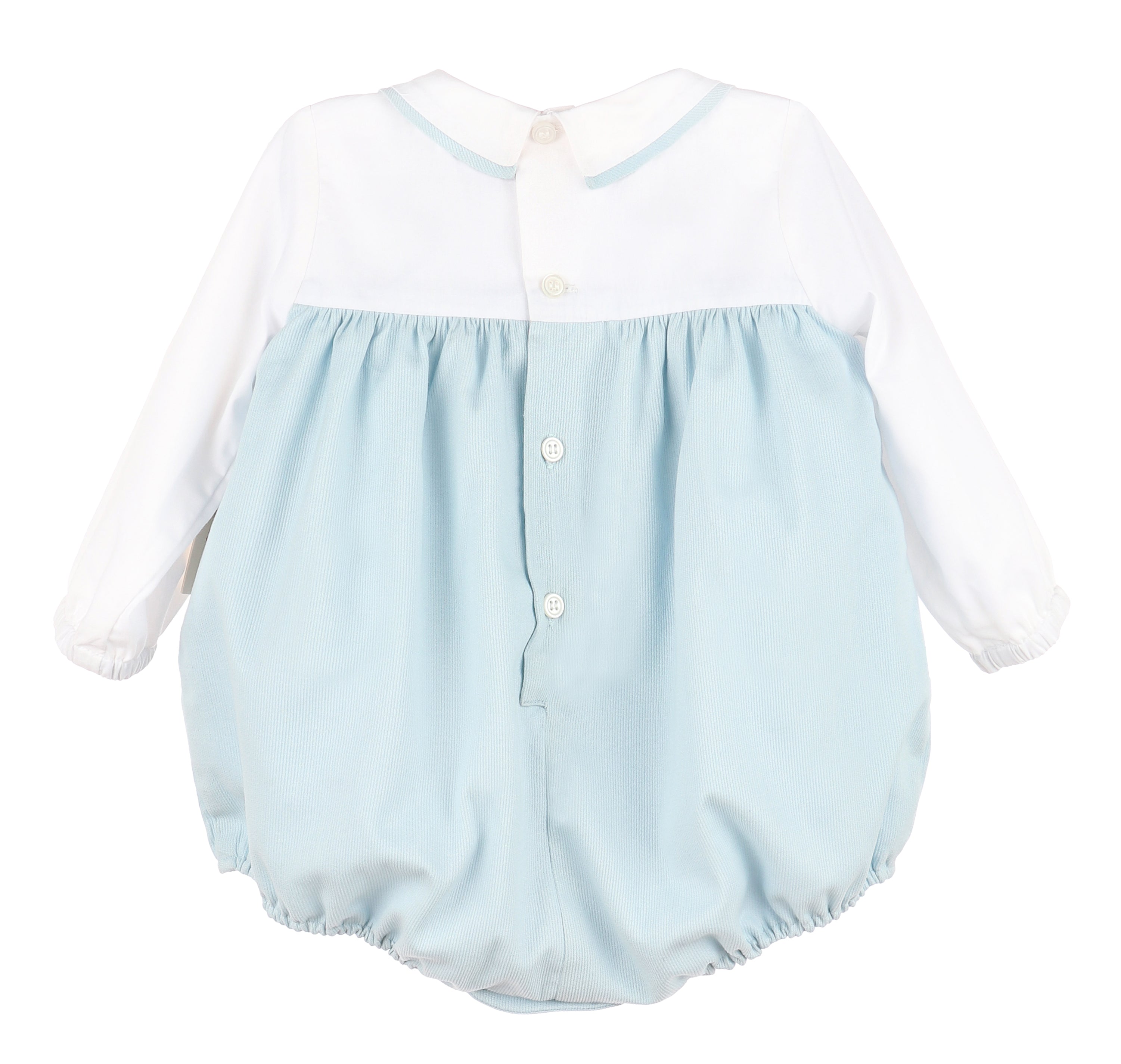 Blue and White Cozy Club Boy Bubble