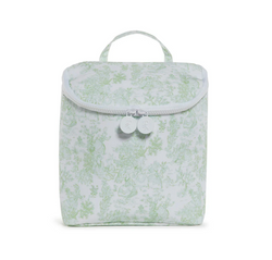 Take Away Insulated Bag - Green Bunny Toile