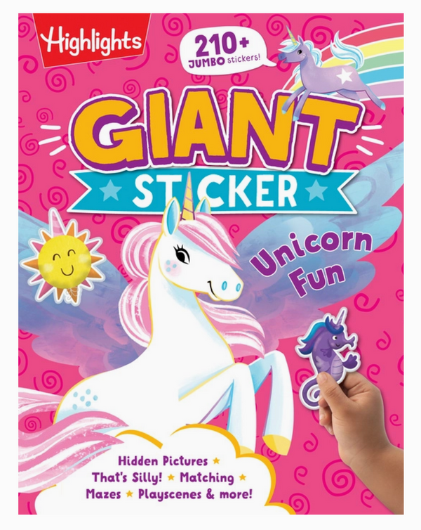 Giant Sticker Unicorn Fun