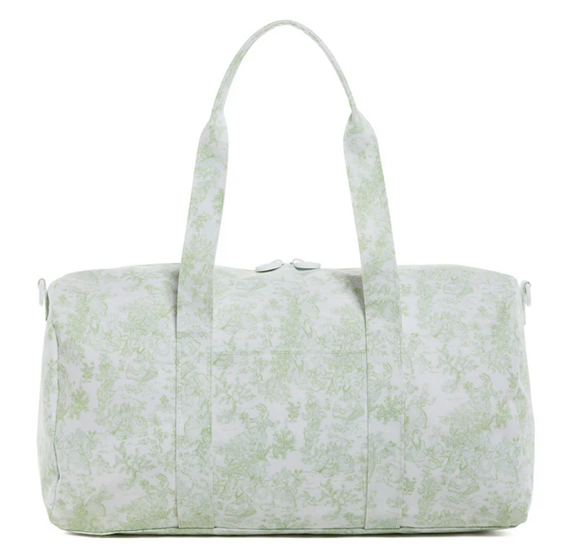 Weekender Duffel Bag - Bunny Toile Green