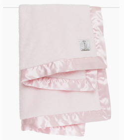 Chenille Baby Blanket - Pink