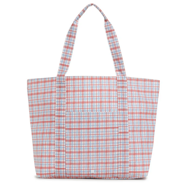 Jumbo Tote Classic Plaid Red