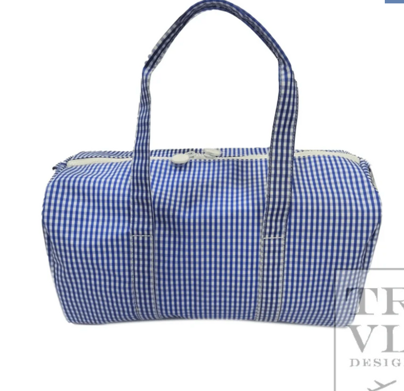 Weekender Duffel Bag - Royal Gingham