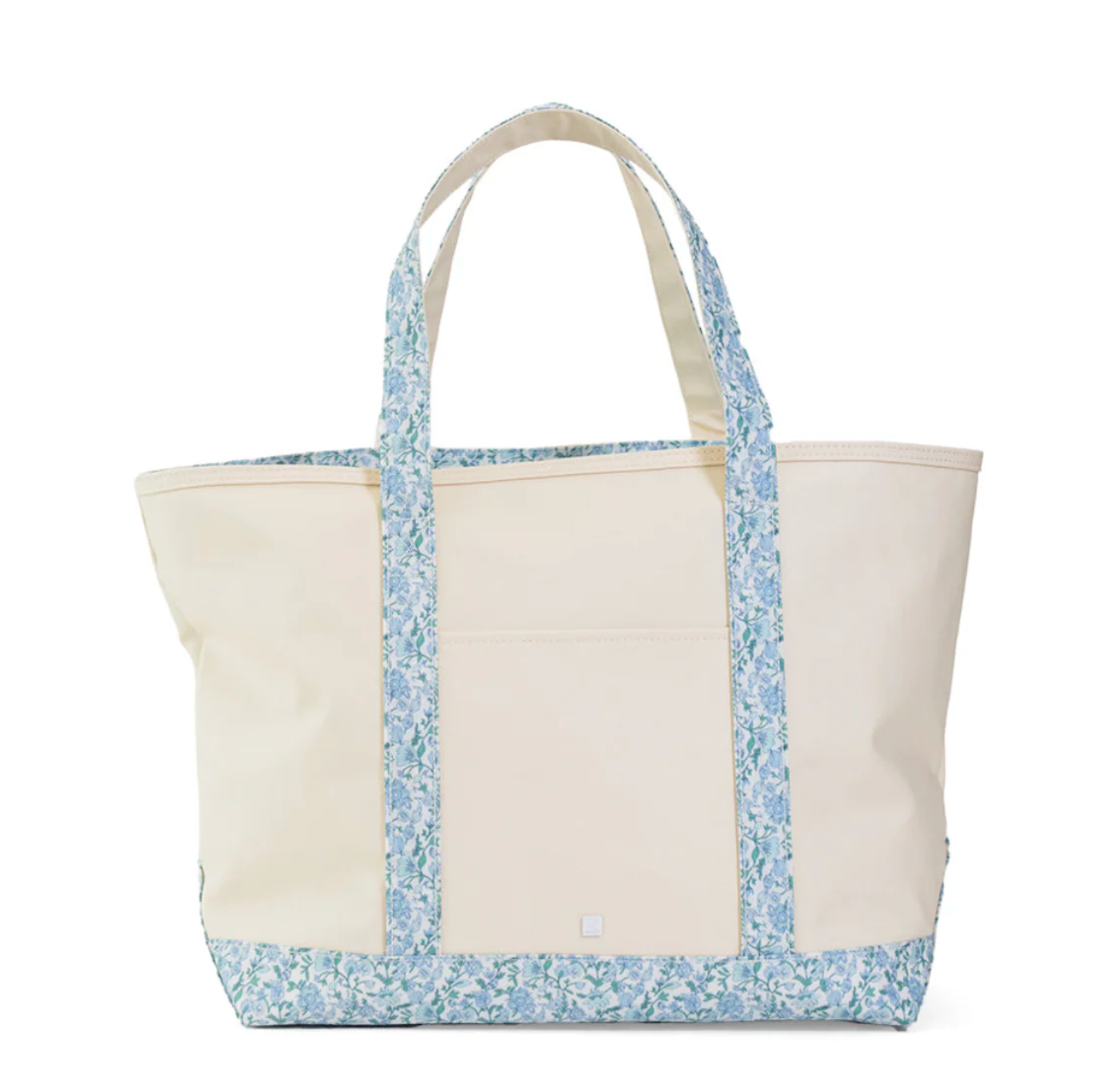 Maxi Tote - Hamptons Floral Trim