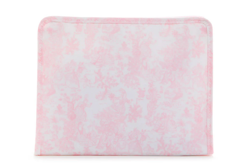 Roadie Large - Bunny Toile Pink