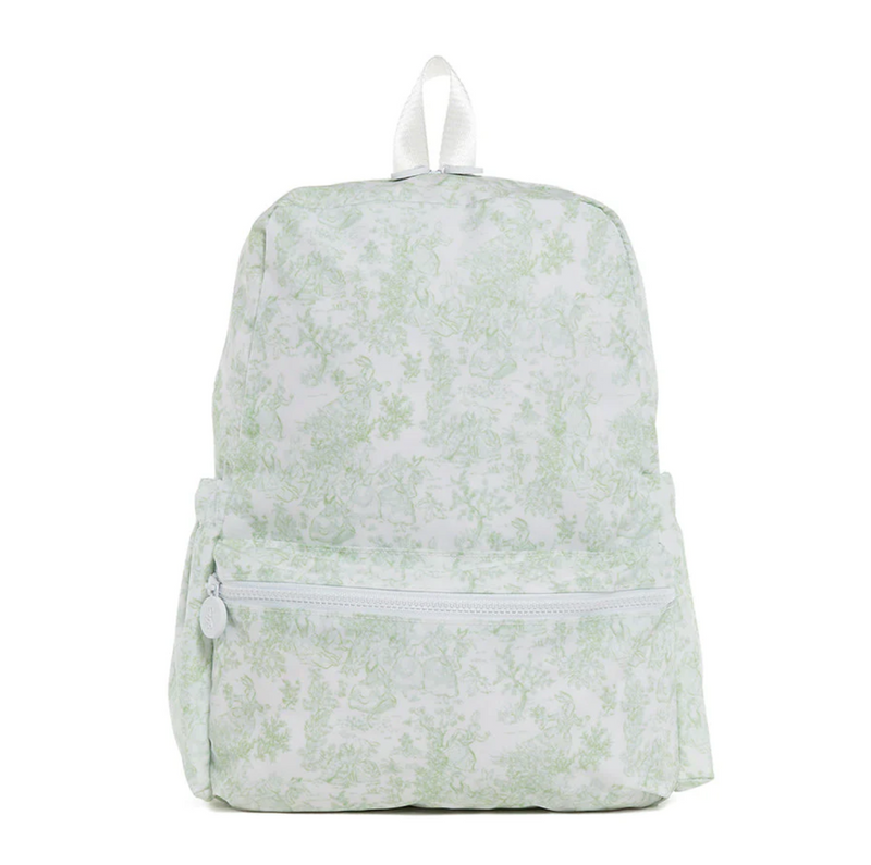 TRVL Design Backpack -Bunny Toile Green