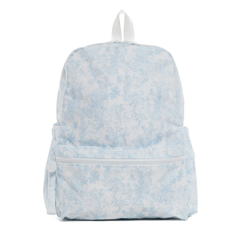 TRVL Design Backpack -Bunny Toile Blue