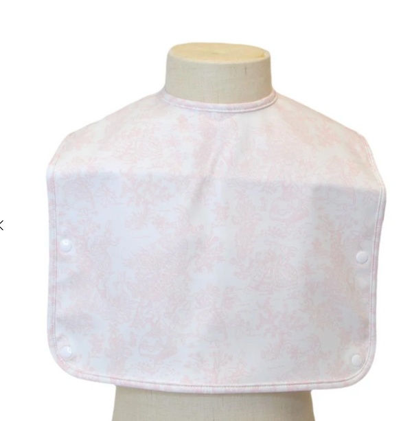 Best Bib - Bunny Toile Pink