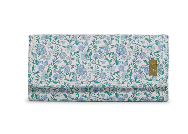 Luxe Hamptons Floral Jewelry Wallet