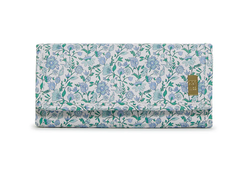 Luxe Hamptons Floral Jewelry Wallet