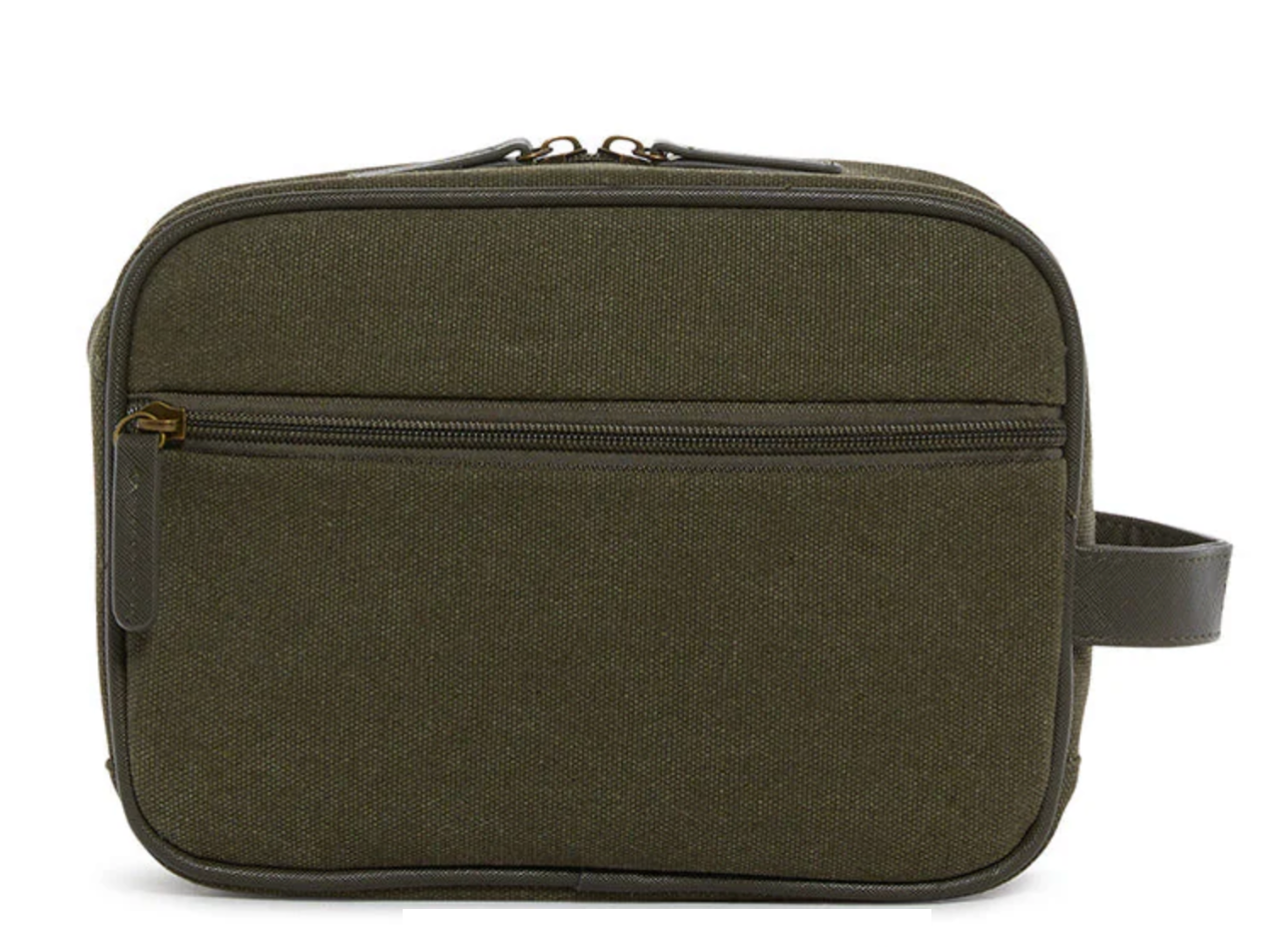 Men's Kit Case - Toiletry Bag Coated Canvas