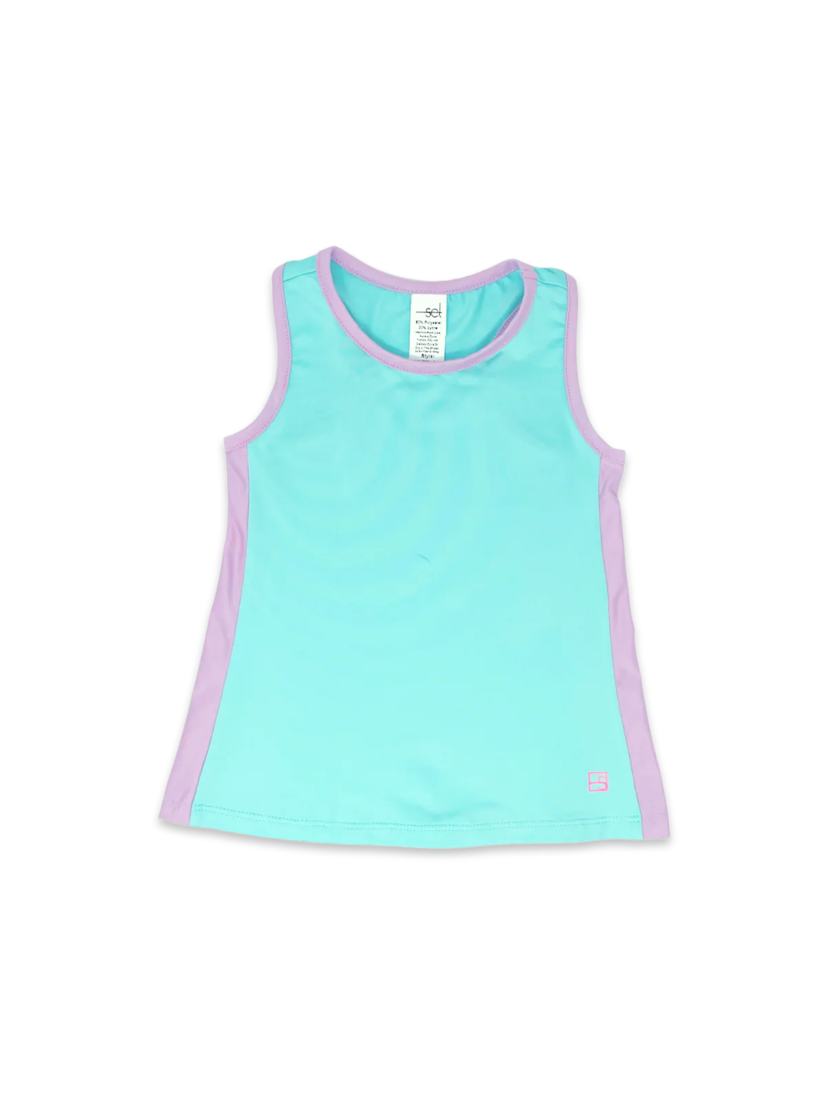 Drew Tank - Totally Turquoise + Petal Purple