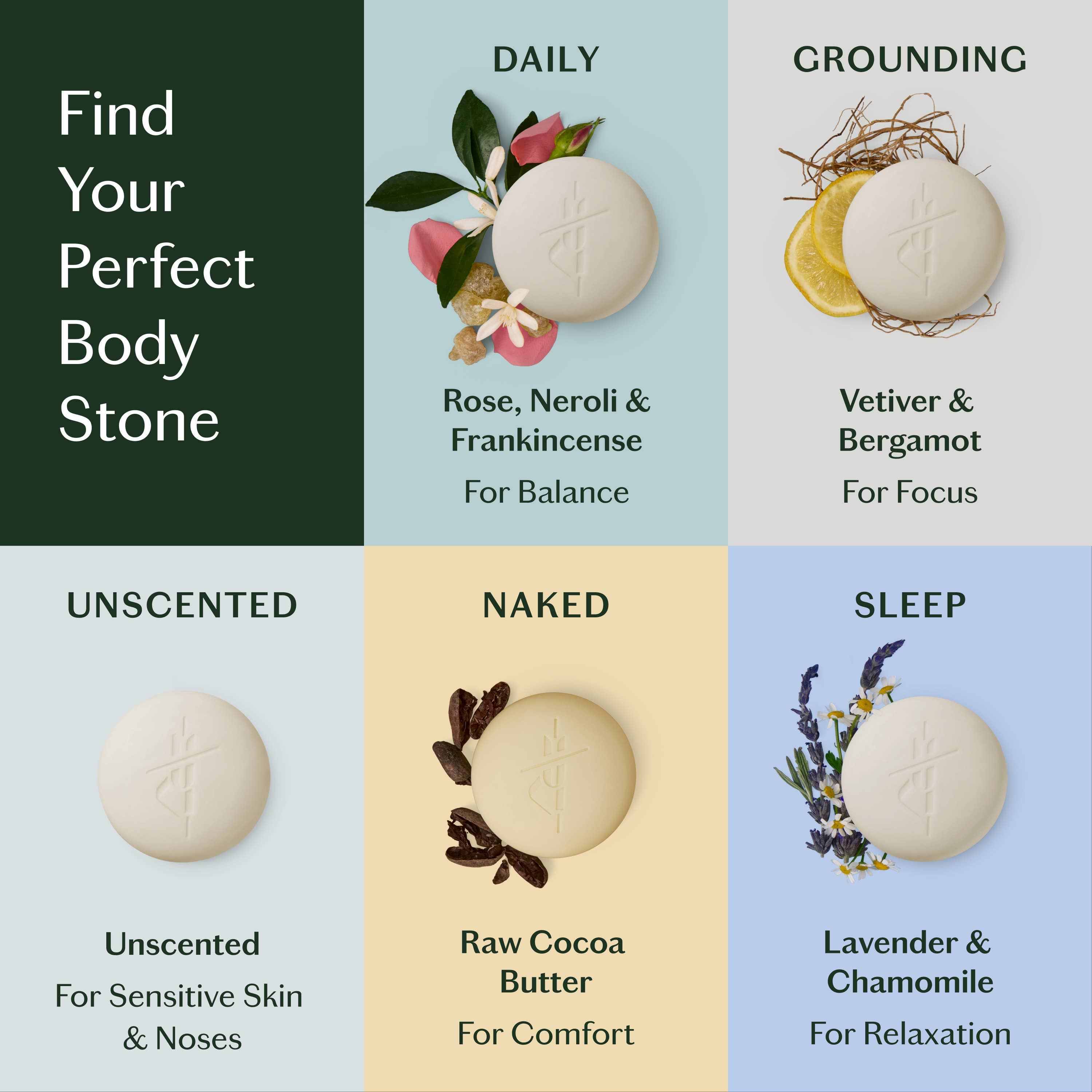 Daily Stone | Deep Moisturizing Lotion Bar: Refill (3.5 oz)