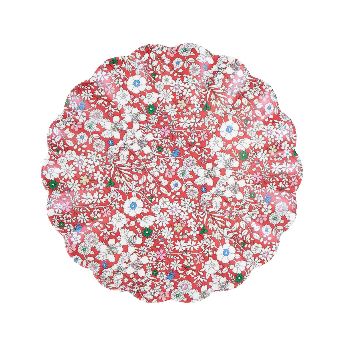 Meri Meri x Liberty Red & Green Reusable Small Plates