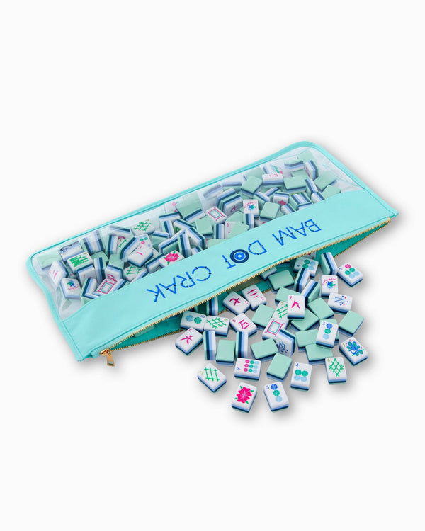 Mint Bam Dot Crak Mahjong Bag